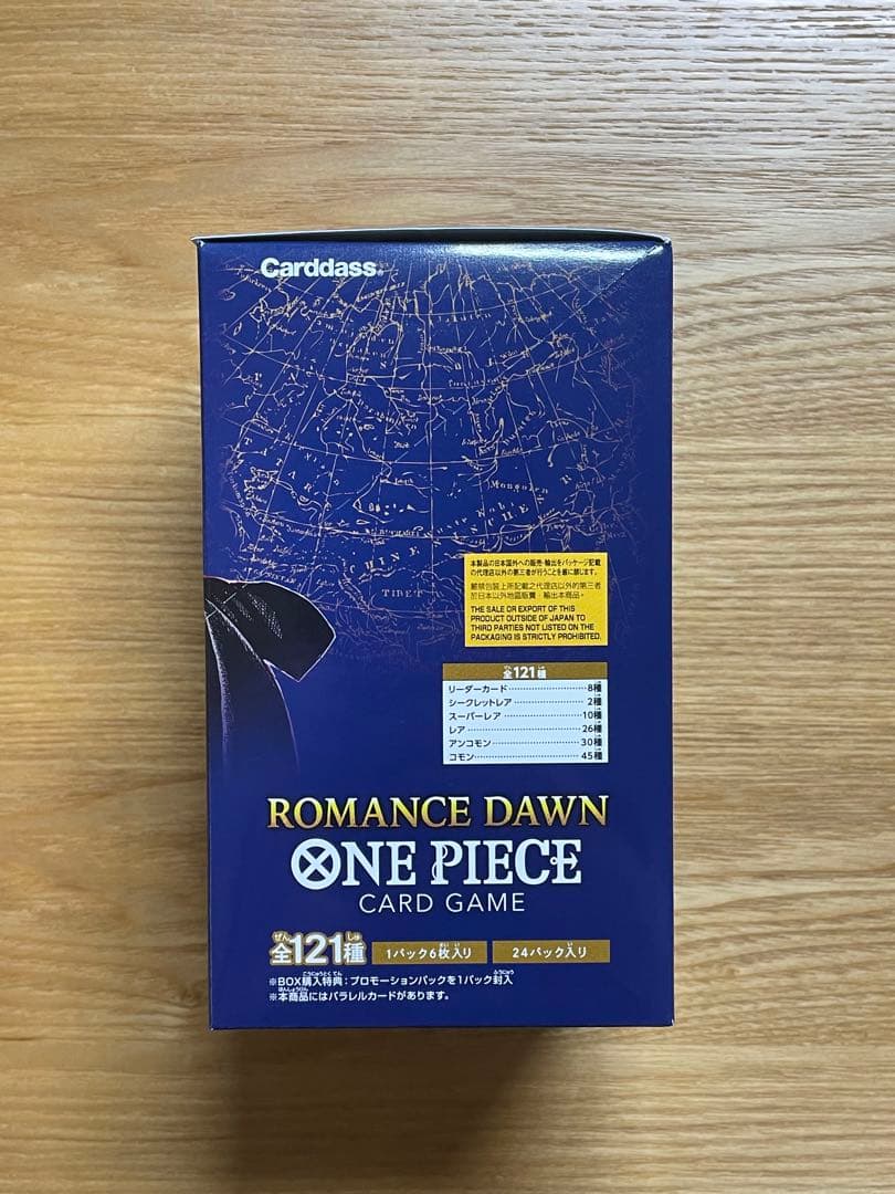 ONE PIECEカード ROMANCE DAWN 未開封BOXテープ付き - メルカリ
