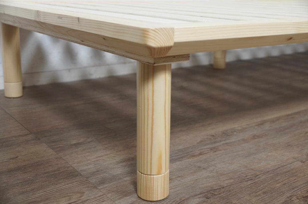 【新品・未使用】 アウトレット　シングルベット　　シンプル　すのこ　ナチュラル