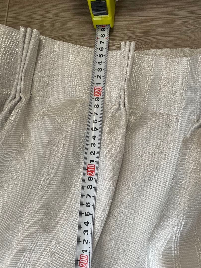 sangetsu グレー プリーツカーテン (カーテン2枚、レース2枚)