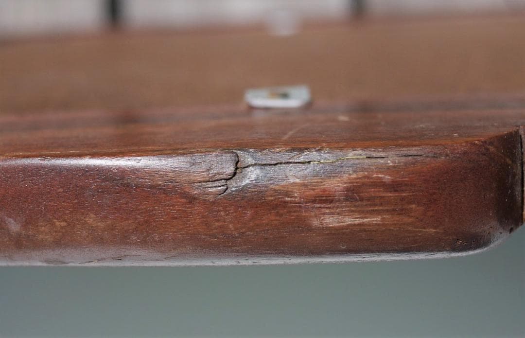 木彫り壁掛け鏡 レリーフウォールミラー 唐木ローズウッド 昭和家具