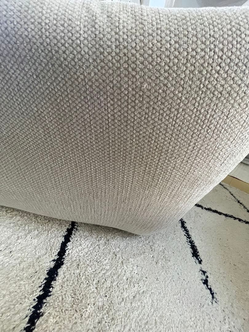 リクライニング　フロアソファ　１シーター　ベージュ