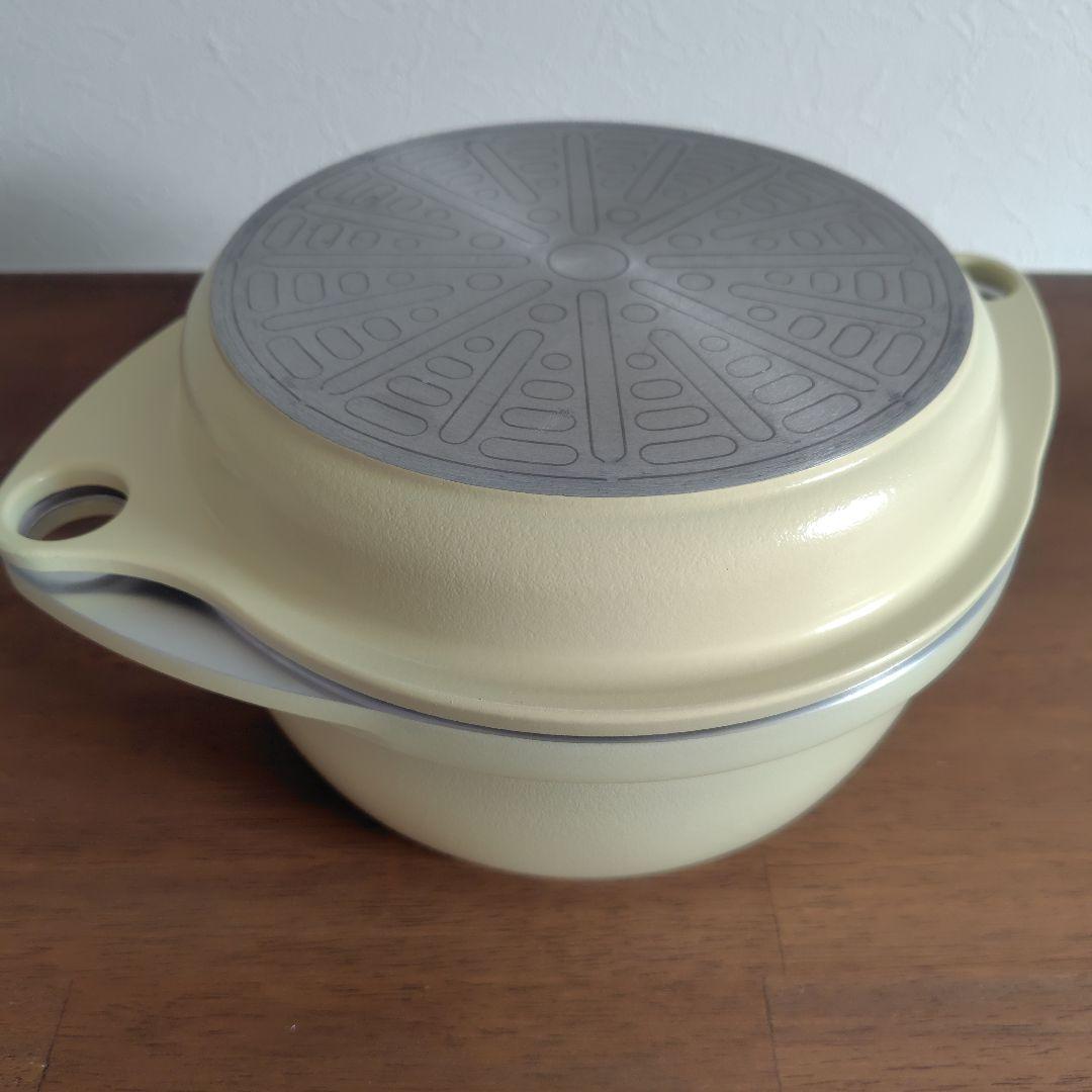 美品　ワイドオーブン　クリームイエロー　アサヒ軽金属