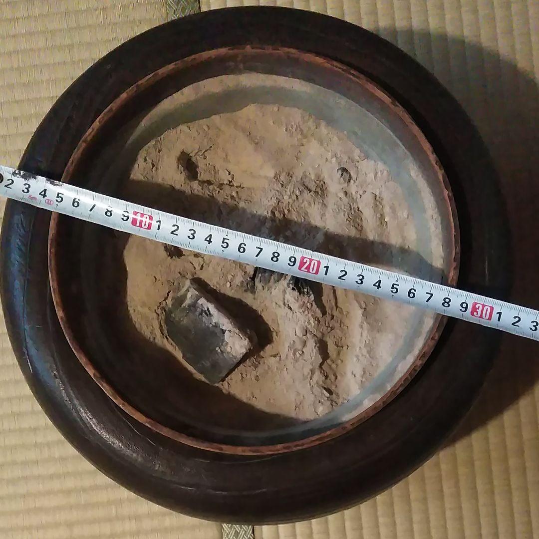 金巻き総桐火鉢