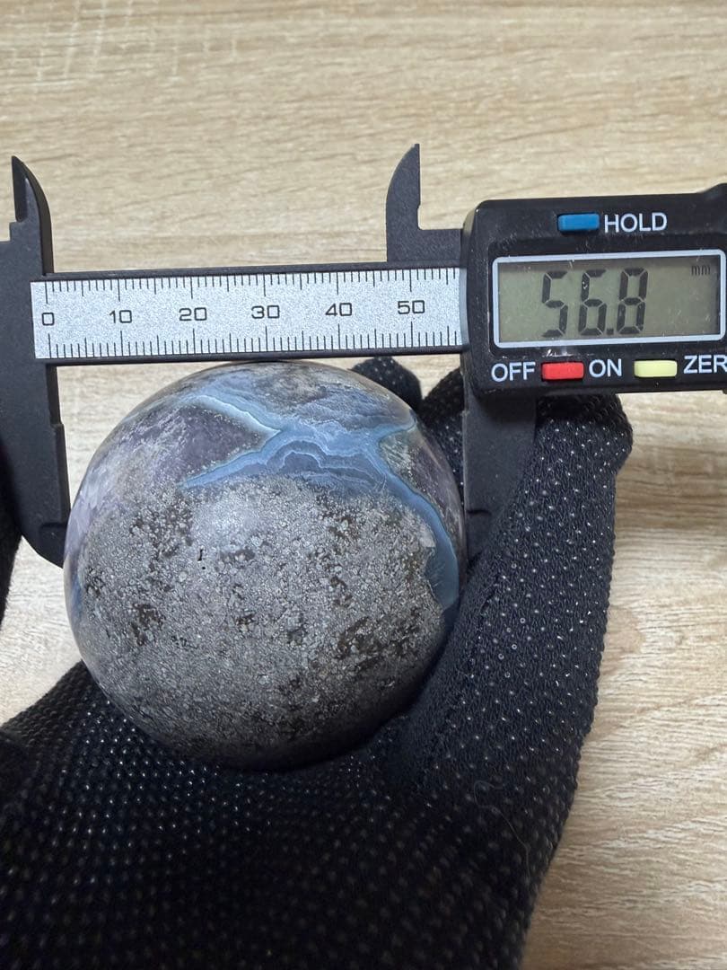 アメジスト 笑口 虹入り 210