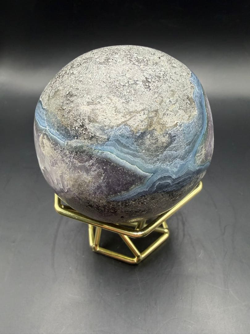 アメジスト 笑口 虹入り 210