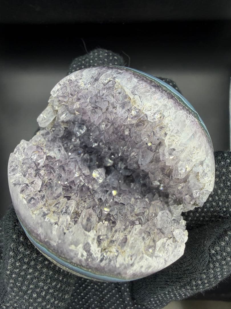 アメジスト 笑口 虹入り 210