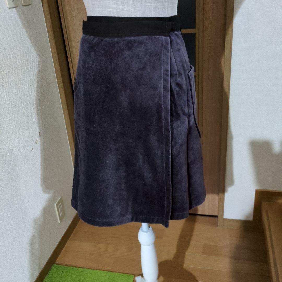 【新品・未使用❢】【最終価格】【ホットマン紫色 花柄エプロン】サイドポケット付き