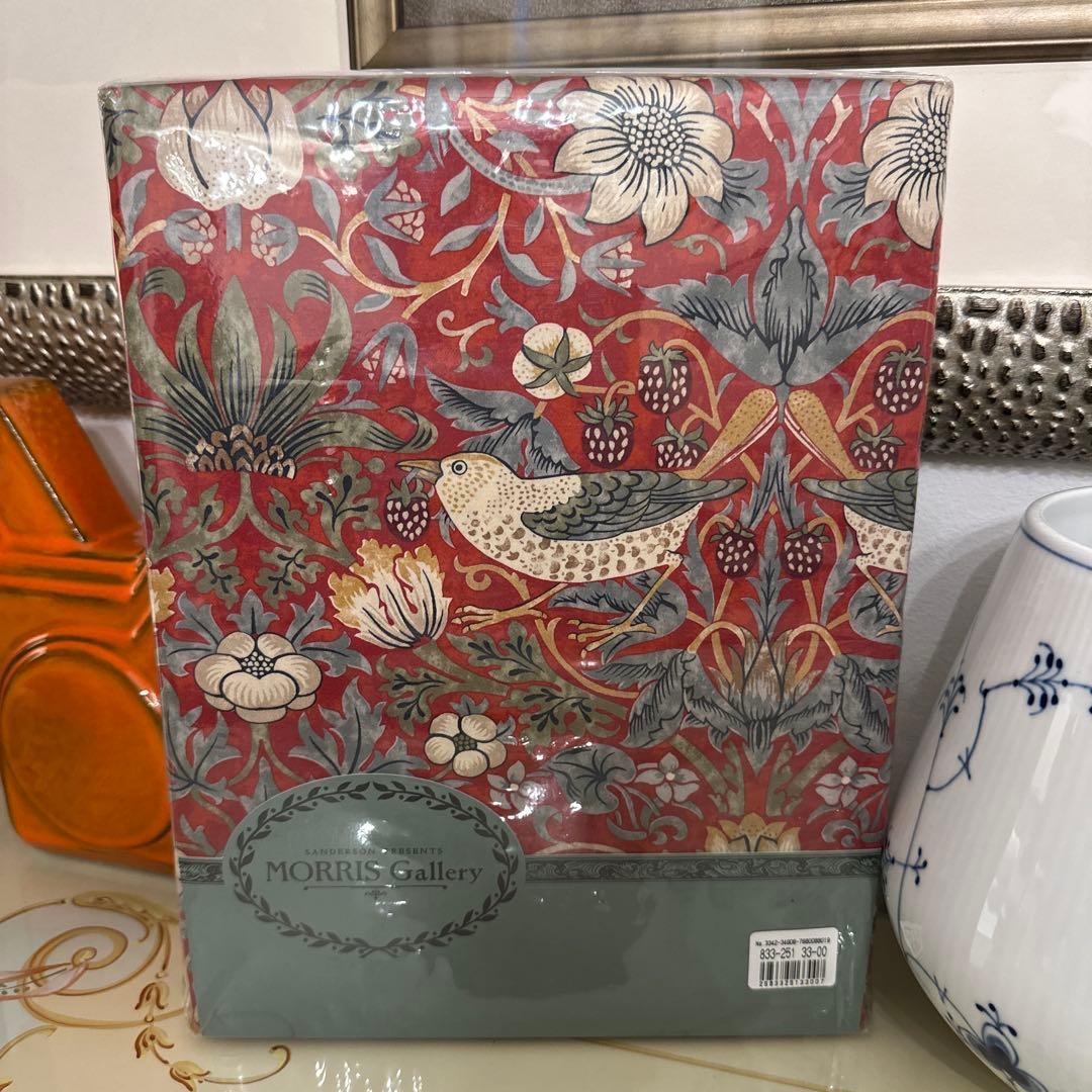 MORRIS Gallery 掛け布団カバー 200×200cm レッド