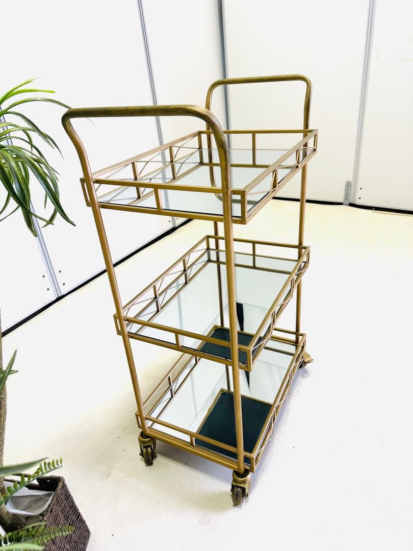 バーカート、ゴールド、サービングカートキッチン、ダイニングルーム