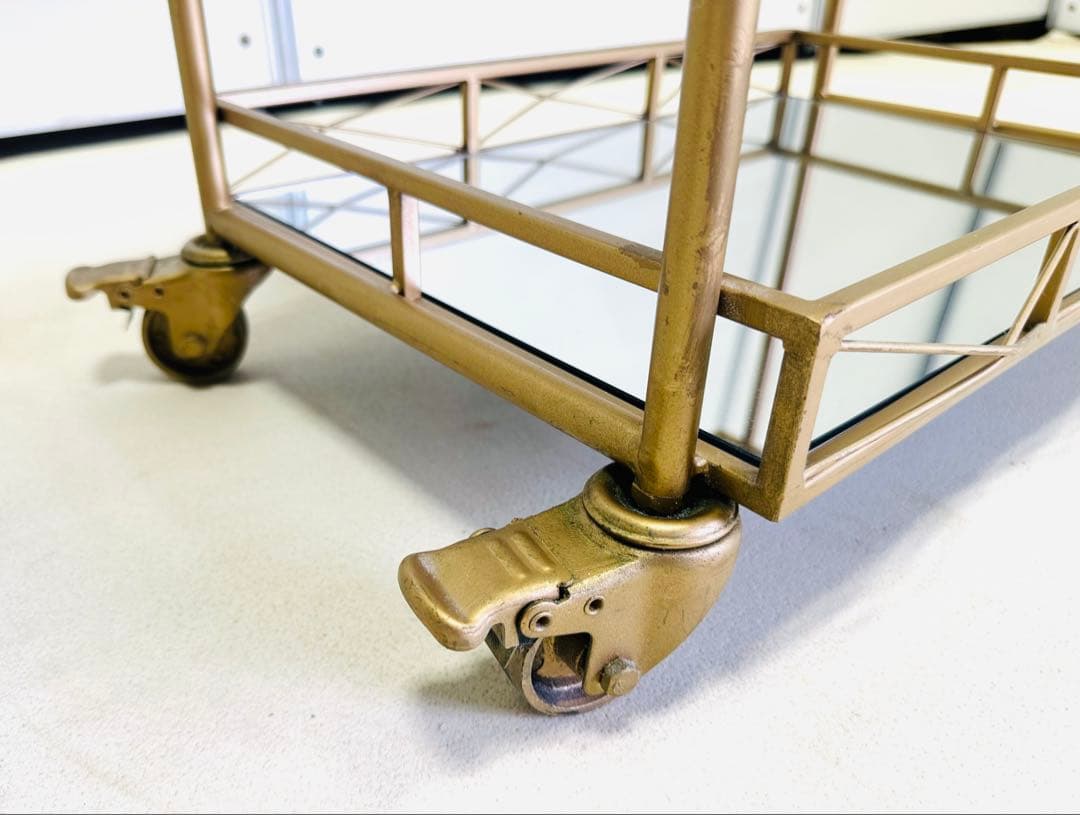 バーカート、ゴールド、サービングカートキッチン、ダイニングルーム