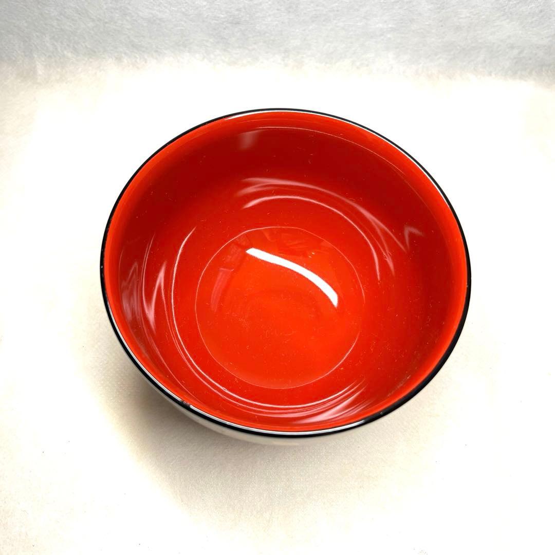 【未使用品】会津塗　朱塗り 汁椀 6口セット