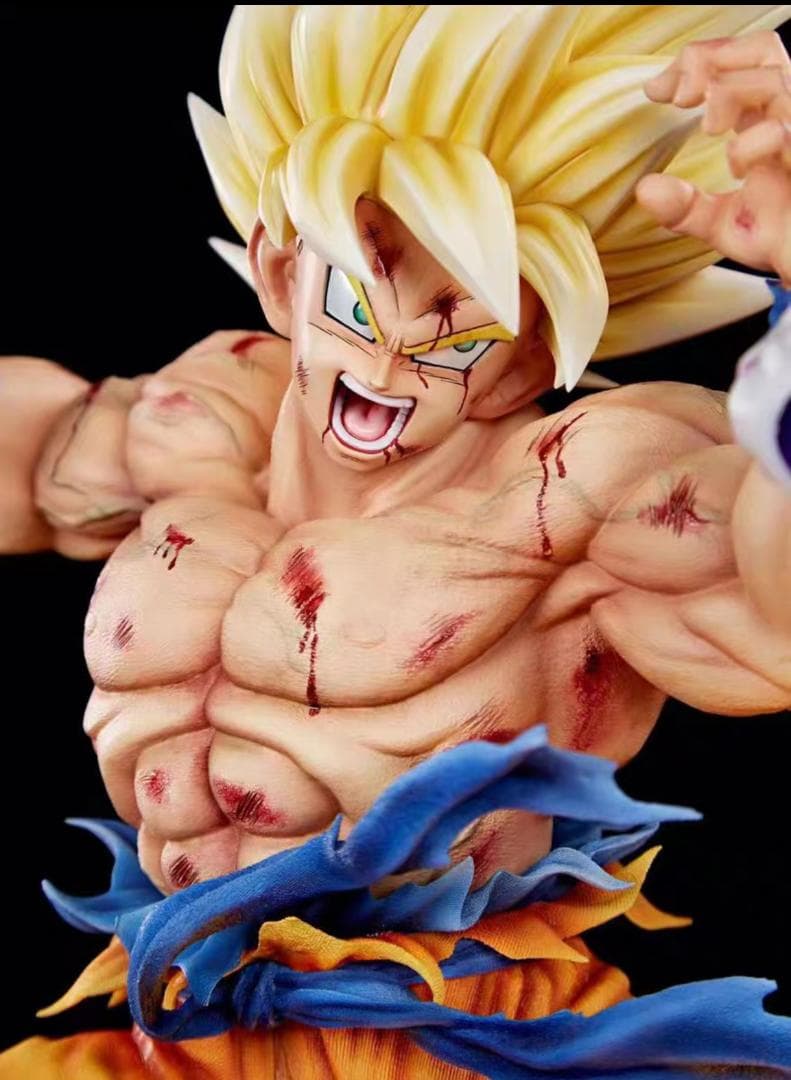 ドラゴンボール 超サイヤ人 VS フリーザ 彫刻フィギュア ガレージ