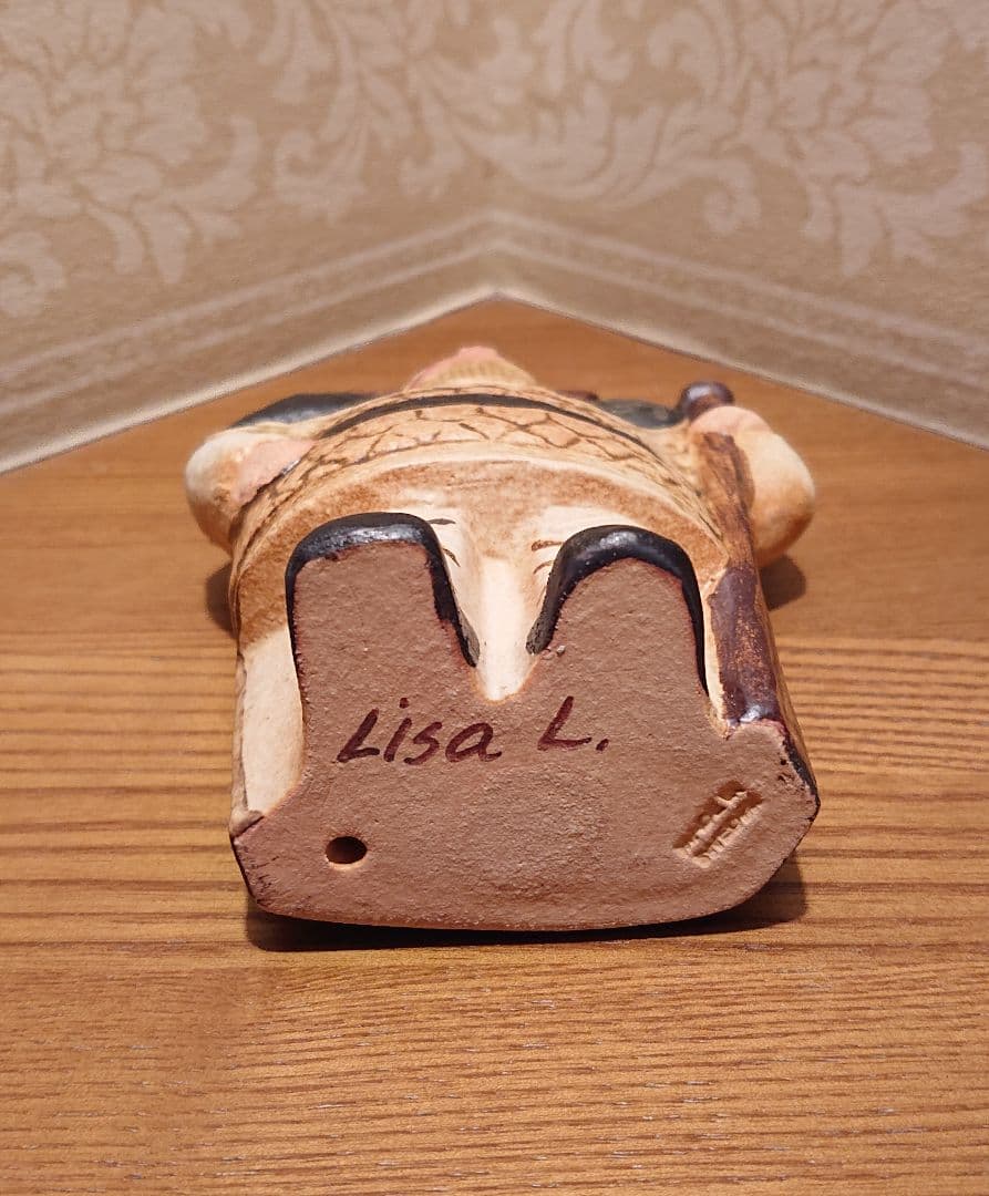 Lisa Larson リサラーソン バイキング ウィズ バード（ブラウン