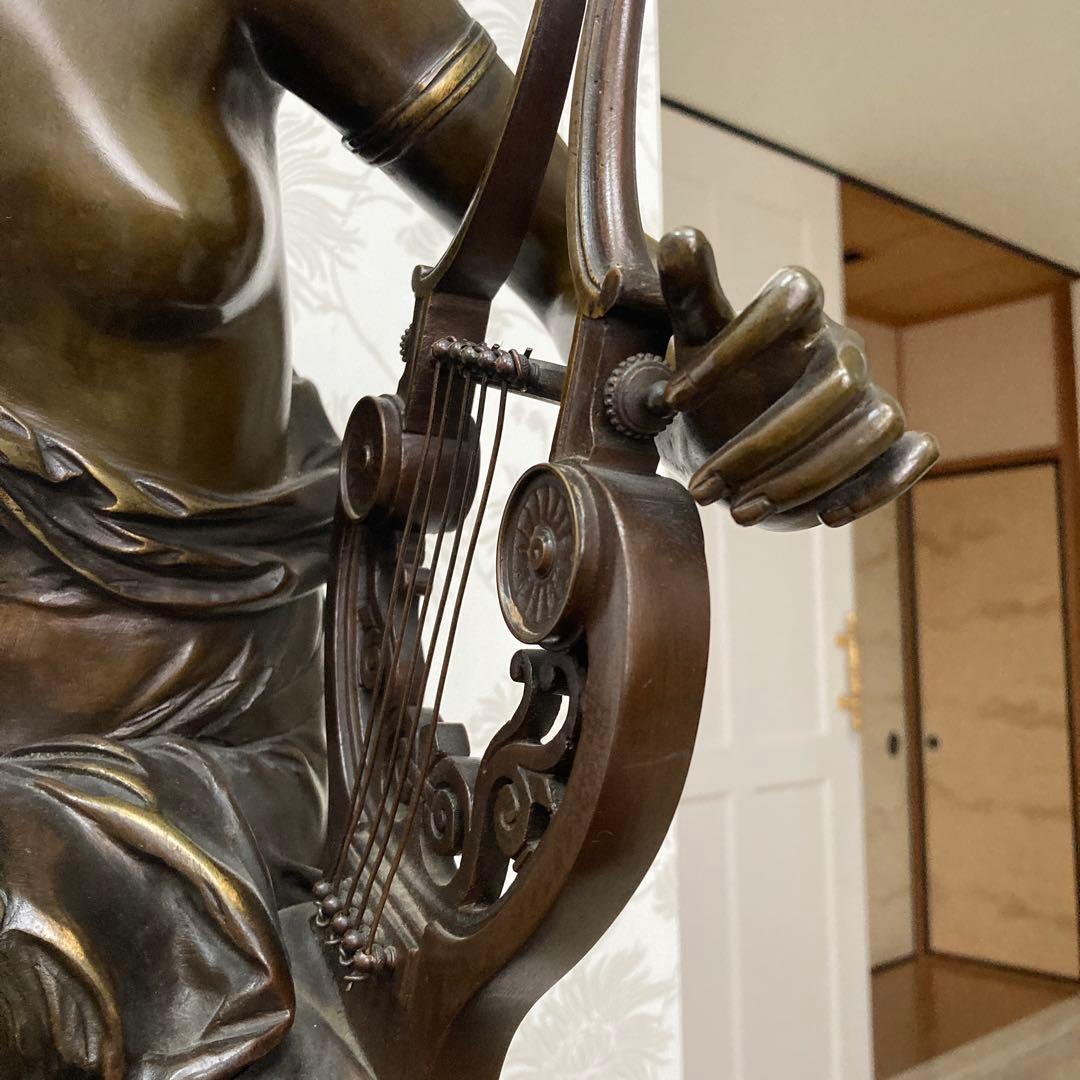 ブロンズ彫刻美人像　「MELODIE」