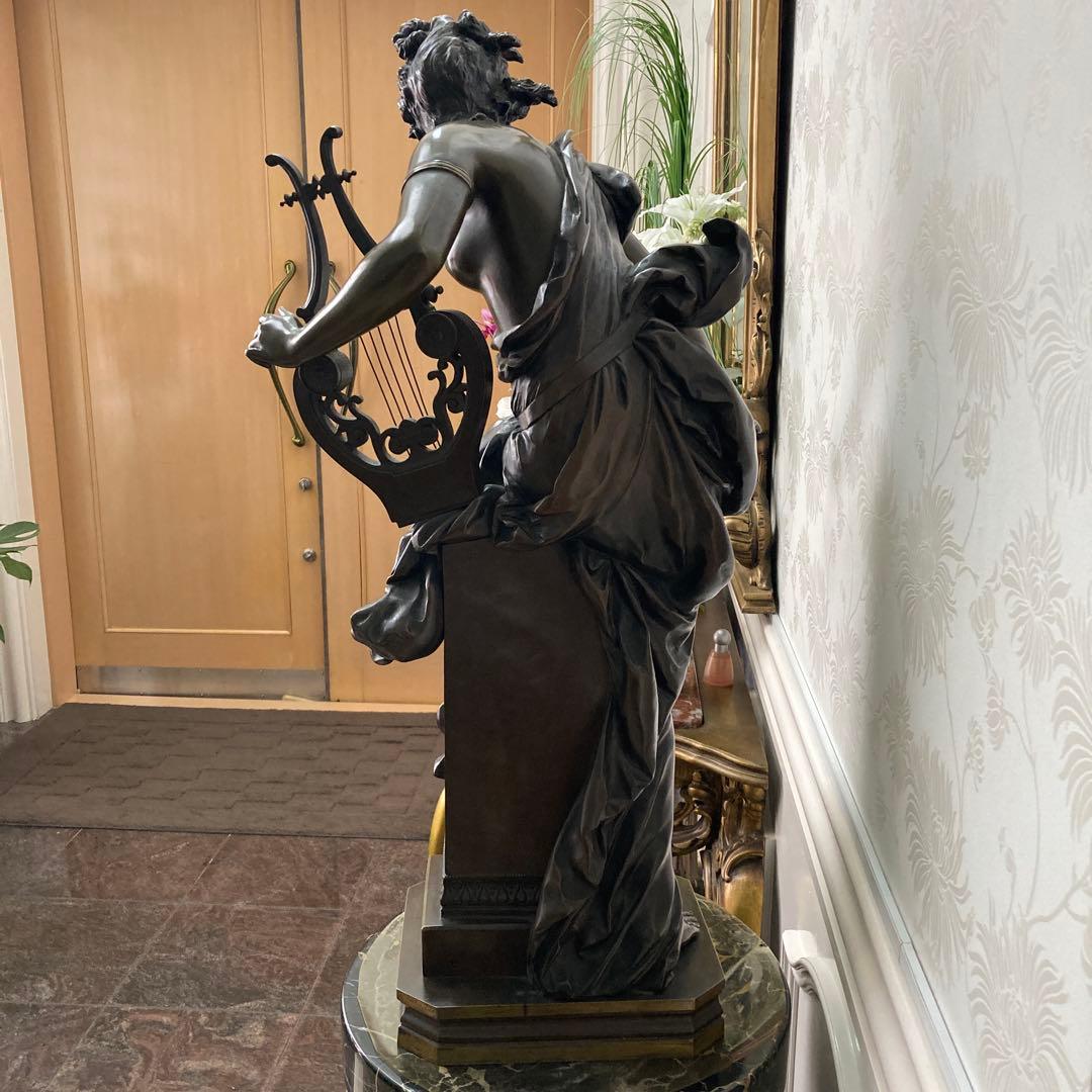 ブロンズ彫刻美人像　「MELODIE」