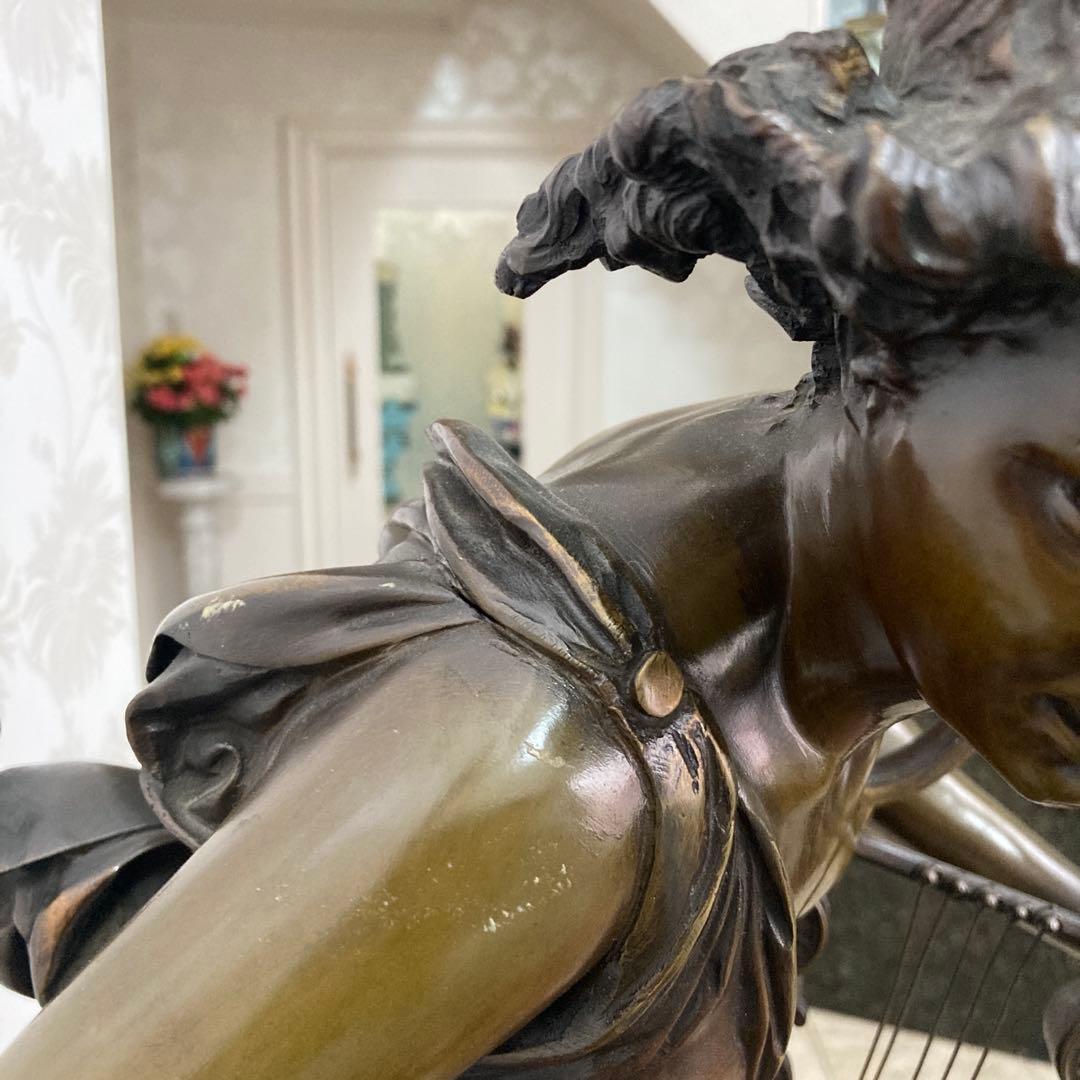 ブロンズ彫刻美人像　「MELODIE」