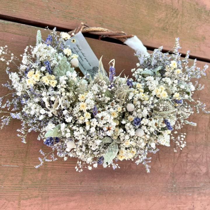 フレンチリース　かすみ草