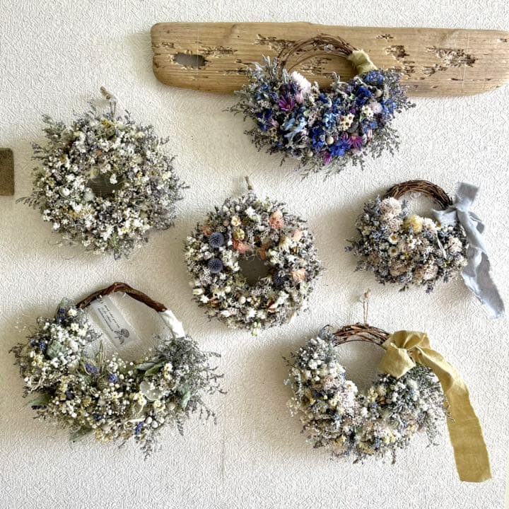 フレンチリース　かすみ草