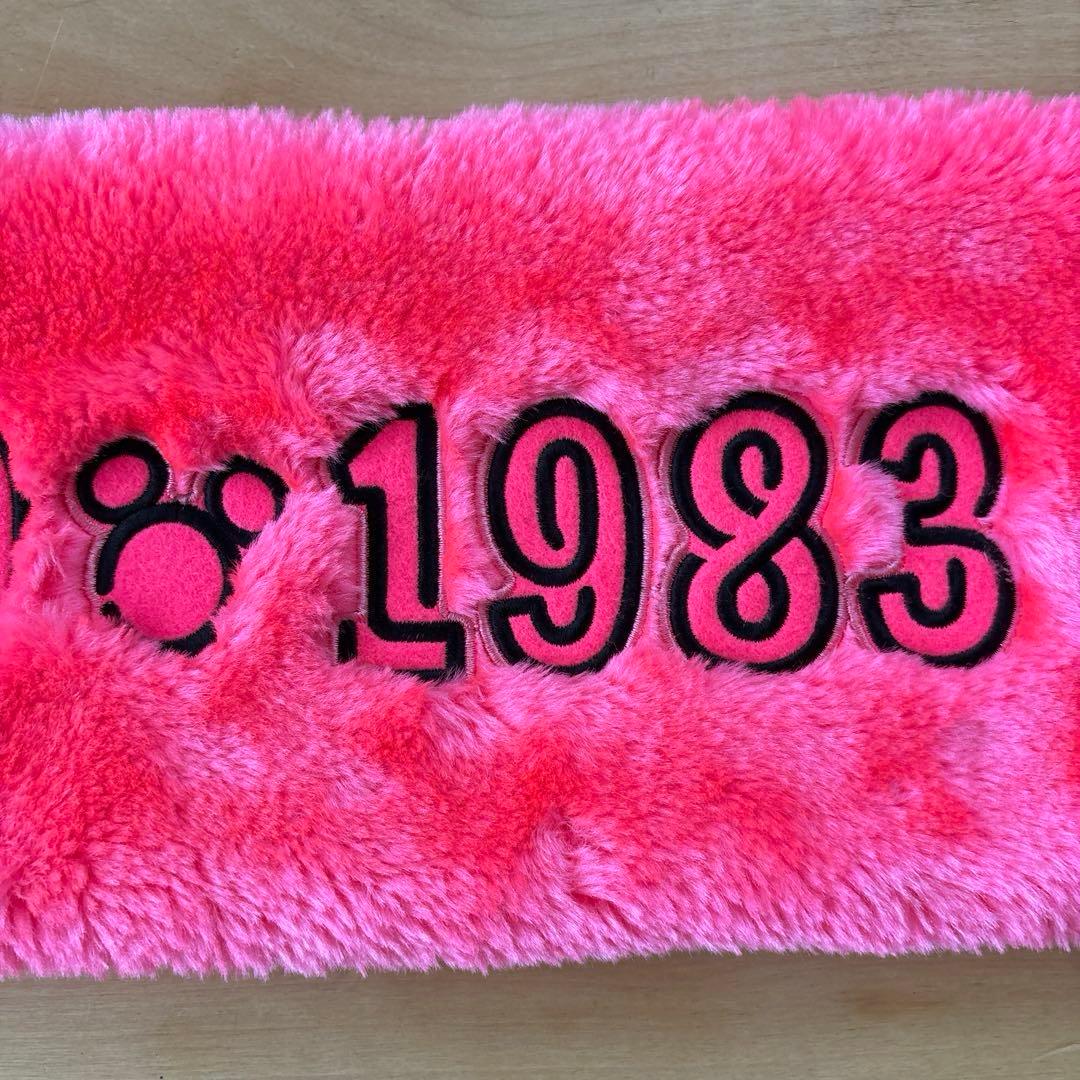 ディズニー ミッキー ファンキャップ 35周年 ピンク マフラー 手袋