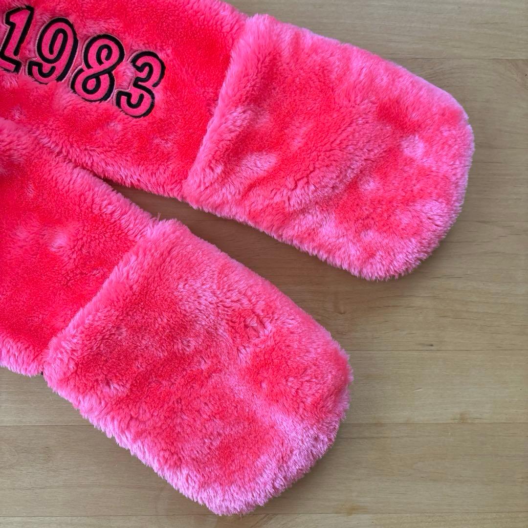 ディズニー ミッキー ファンキャップ 35周年 ピンク マフラー 手袋