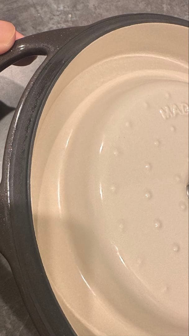 【状態良好パールブラウン】バーミキュラ オーブンポットラウンド18cm 無水調理