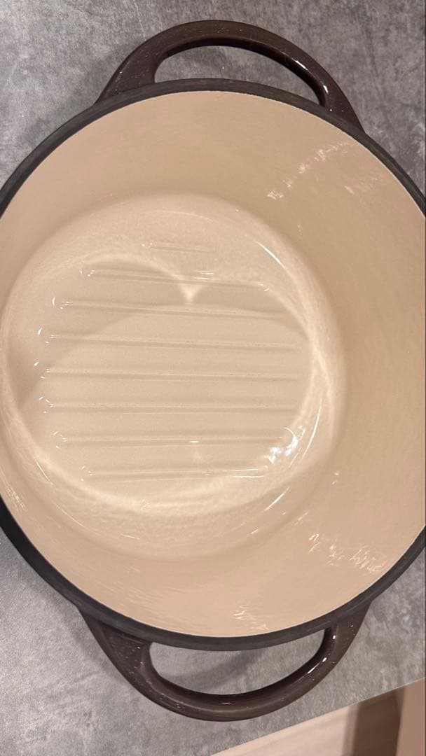 【状態良好パールブラウン】バーミキュラ オーブンポットラウンド18cm 無水調理