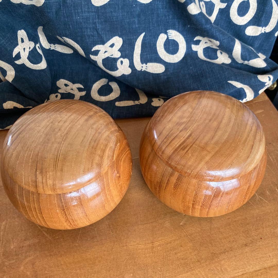 碁石、碁笥、碁笥箱のセット