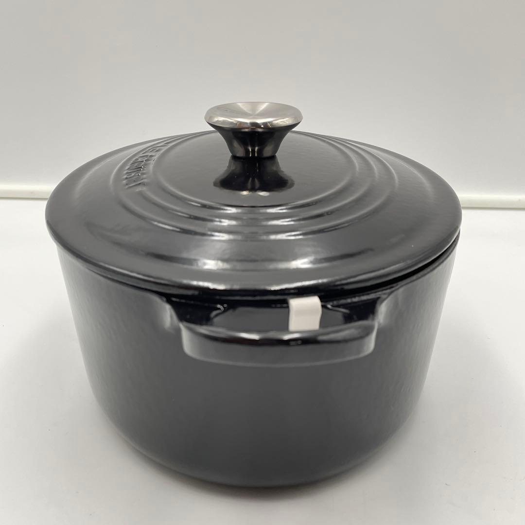 未使用 ル・クルーゼ ココット・オーバル 25cm ブラックオニキス　希少色