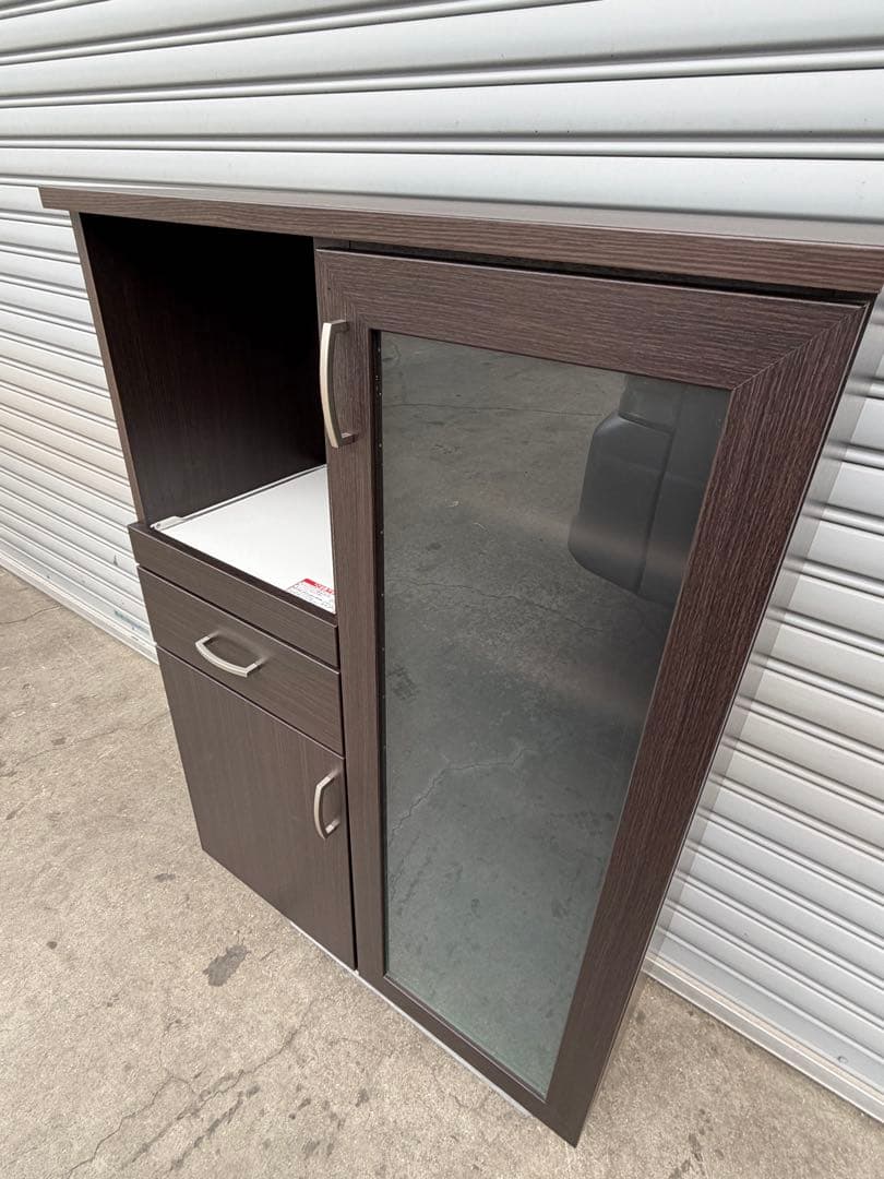 最終価格 ニトリ レンジボード ブラウン 茶色 横幅80cm