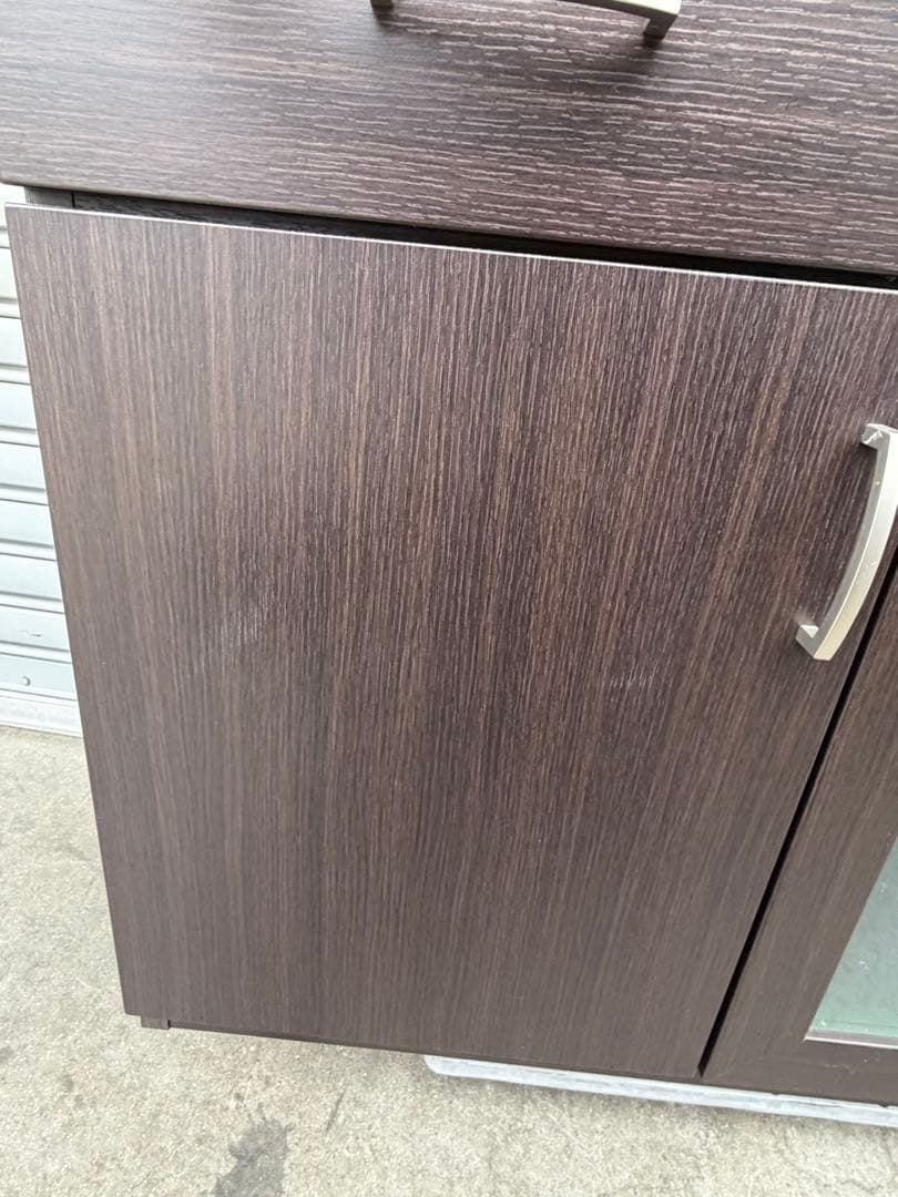 最終価格 ニトリ レンジボード ブラウン 茶色 横幅80cm