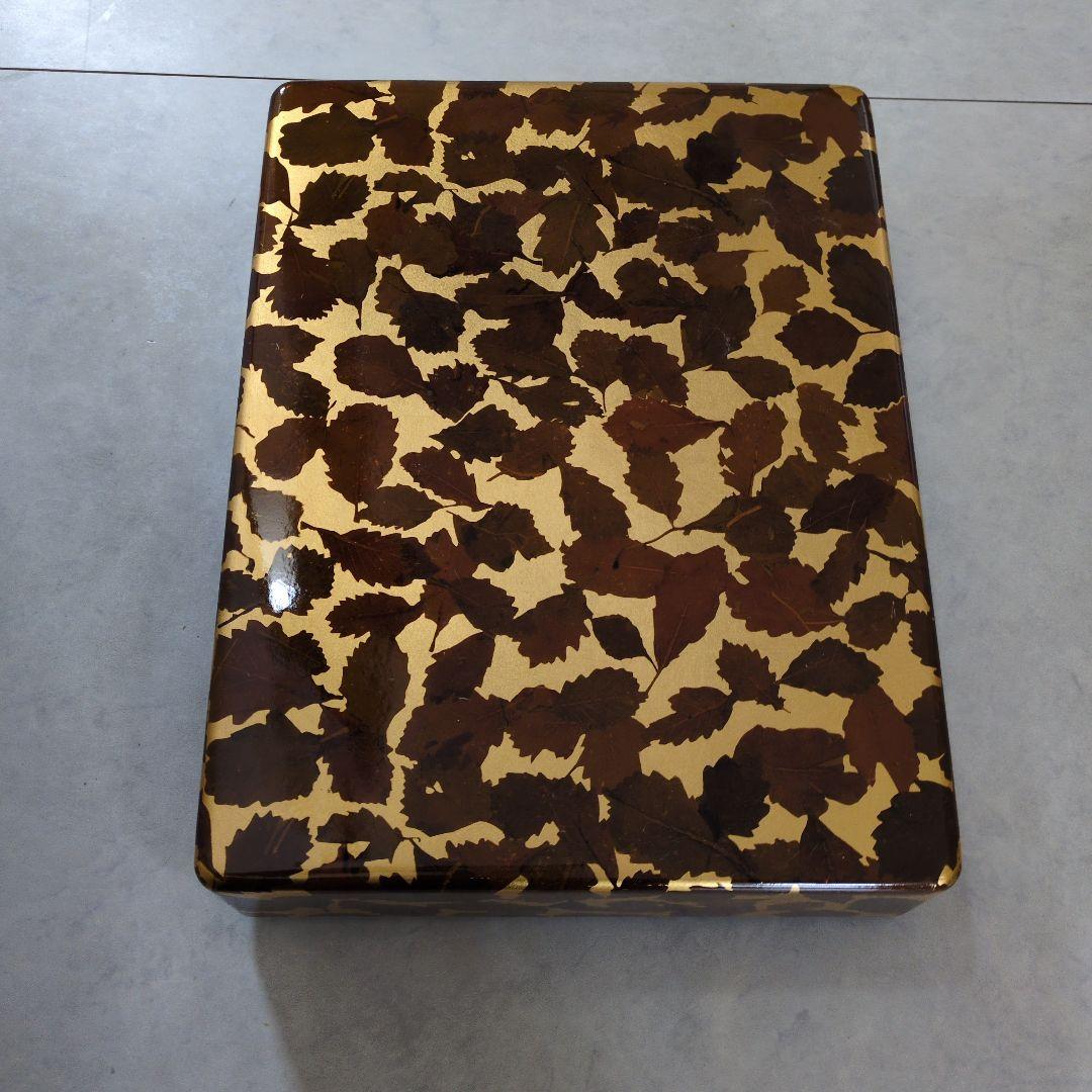 葉模様漆塗り文箱 - メルカリ