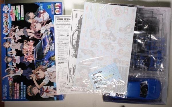 1/24 アオシマ インプレッサ ホンダバン タクシー ニャル子 けいおん