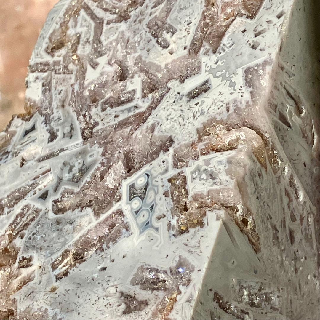 Bigサイズ✳︎ ドゥルージー煌めくポイント ピンクアメジスト タワー