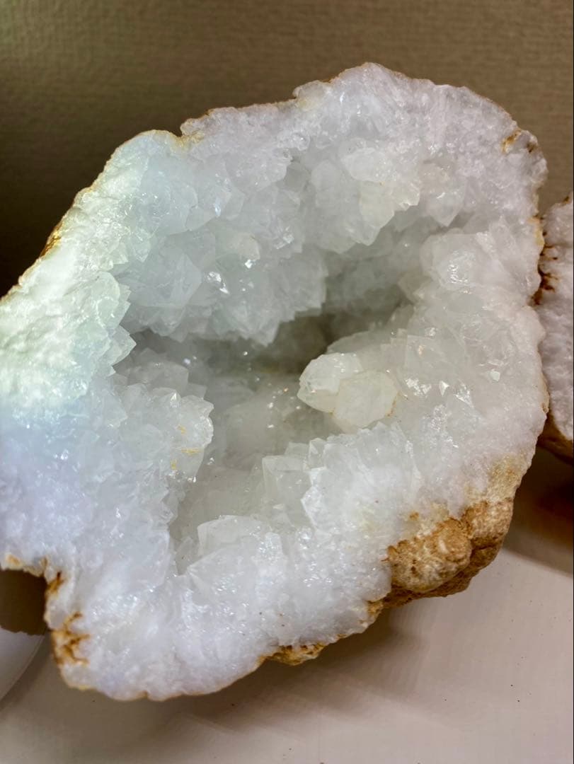 じゅん　ジオード、セレスタイトセット　巨大　天然石　原石　パワーストーン