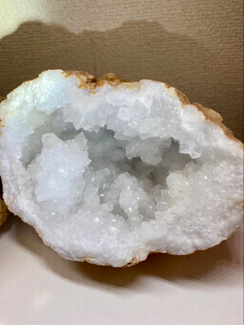 じゅん　ジオード、セレスタイトセット　巨大　天然石　原石　パワーストーン