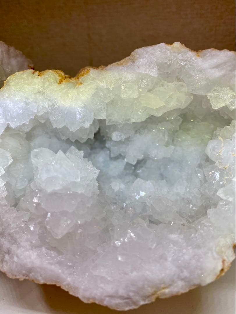 じゅん　ジオード、セレスタイトセット　巨大　天然石　原石　パワーストーン