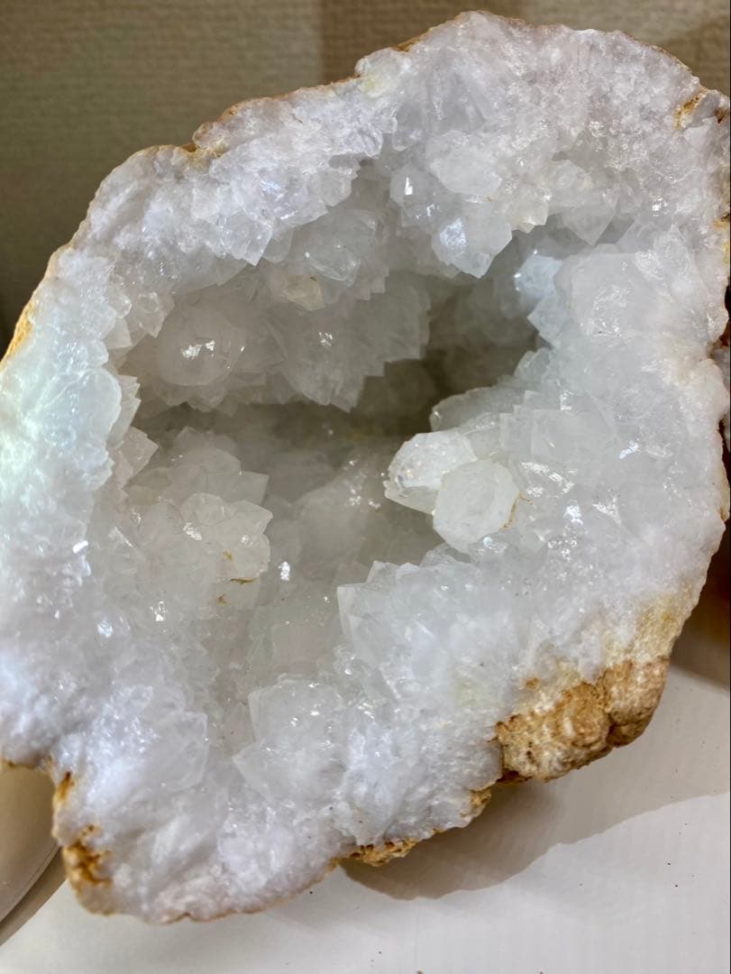 じゅん　ジオード、セレスタイトセット　巨大　天然石　原石　パワーストーン