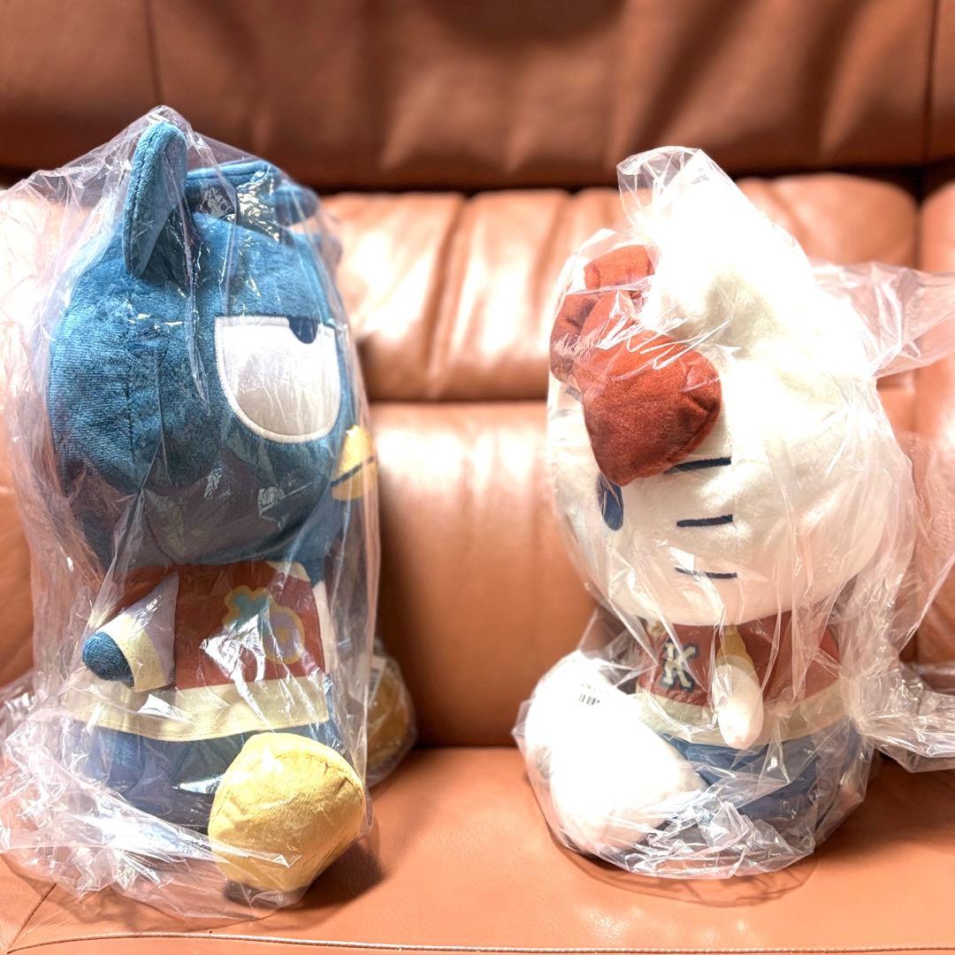 グレイッシュハングアウトもこもこブランケット、BIGぬいぐるみ6種の7