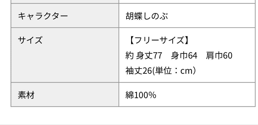 鬼滅の刃 ポケット付 ビッグシルエットTシャツ バースデイ 2025 胡蝶