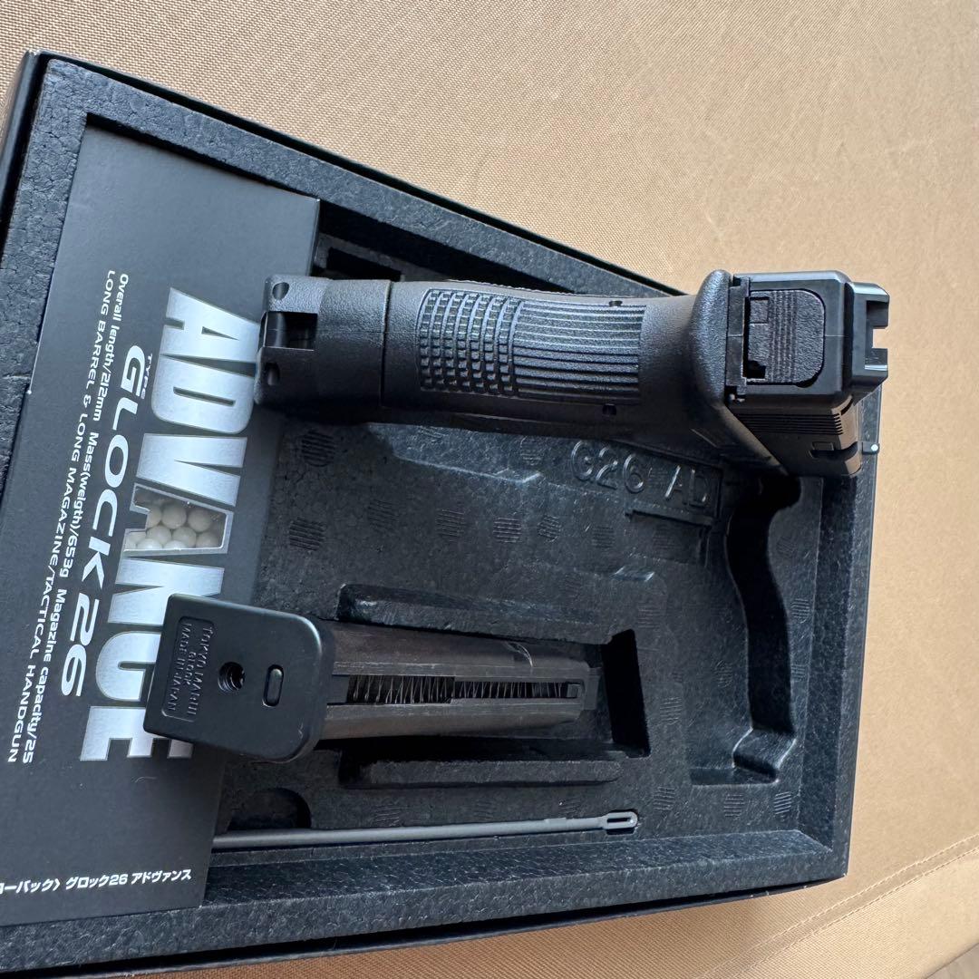東京マルイ グロック26 アドバンス エアガン ガスガン　ガス付き