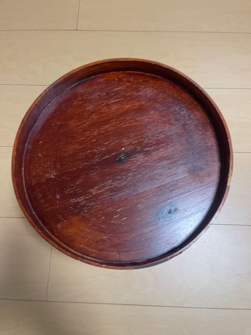 ちゃびつ　茶櫃　おひつ　曲げわっぱ　昭和レトロ　蓋付き　状態良