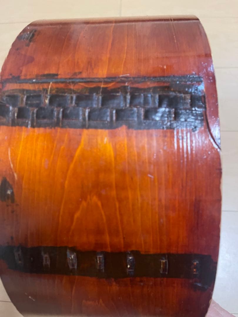 ちゃびつ　茶櫃　おひつ　曲げわっぱ　昭和レトロ　蓋付き　状態良