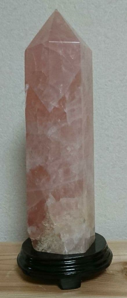 天然石　六角柱 ローズクォーツ　4キロ