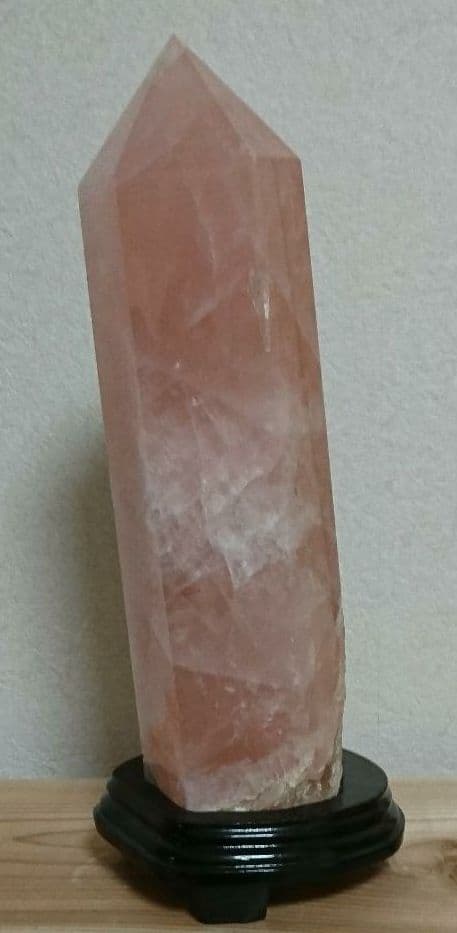 天然石　六角柱 ローズクォーツ　4キロ