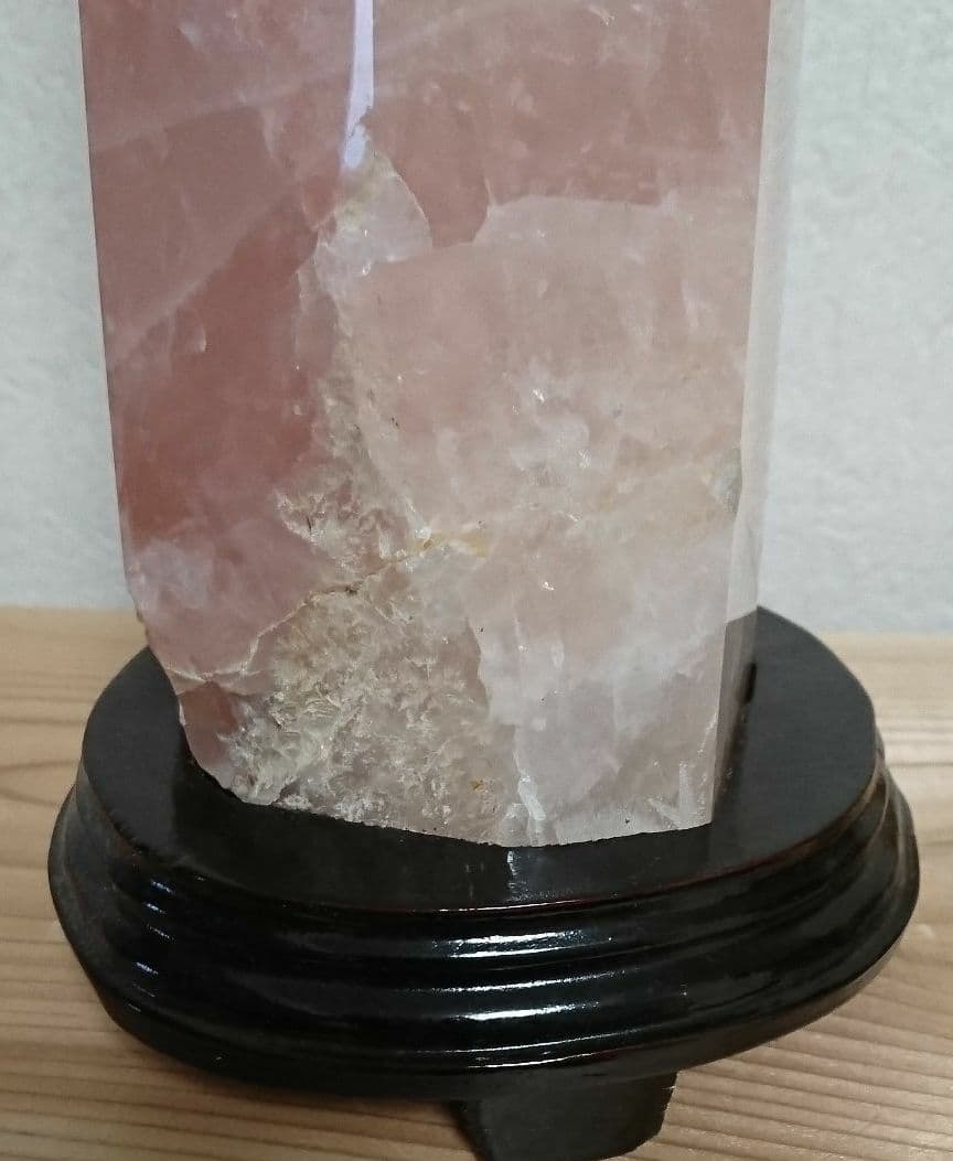 天然石　六角柱 ローズクォーツ　4キロ