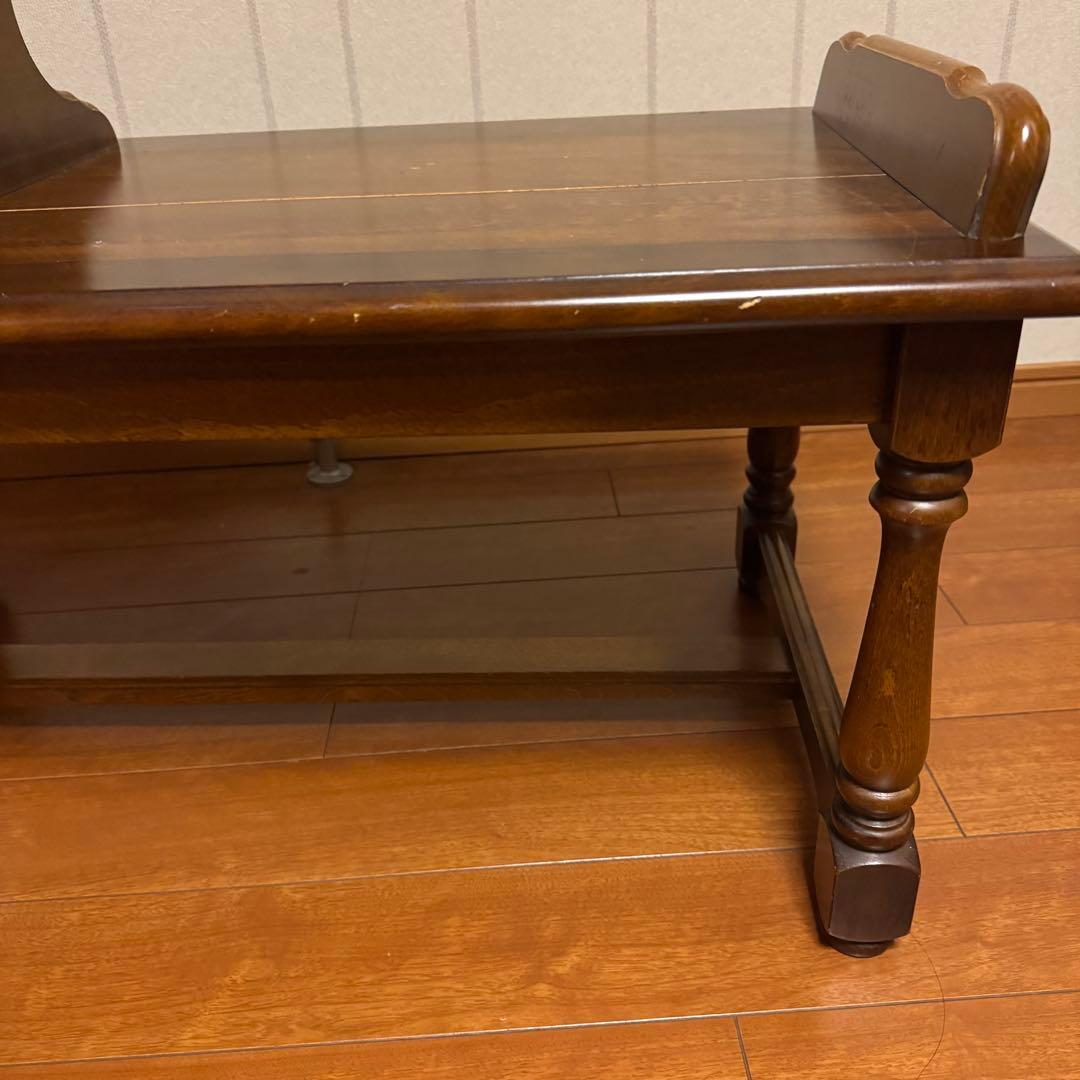 カリモク　テレフォンベンチ　グランドコロニアル　ヨークタウン　レトロ　家具