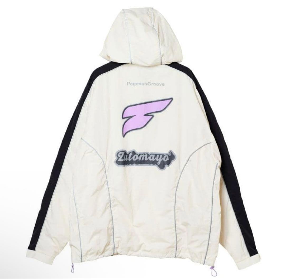 ずとまよ フード付き ナイロンジャケット Mサイズ - メルカリ