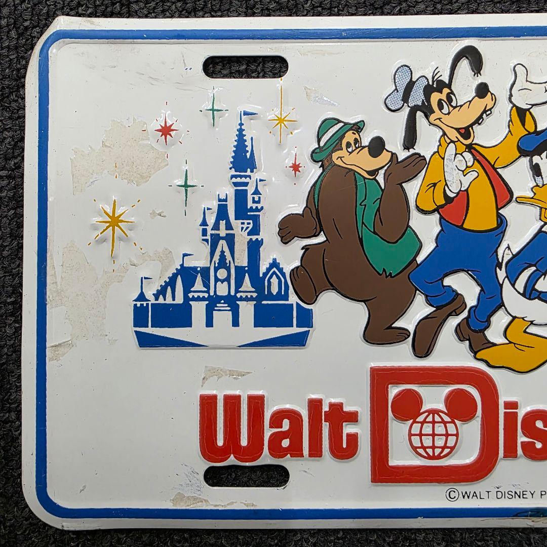 Walt Disney World ナンバープレート　金属　ミッキー　ミニー
