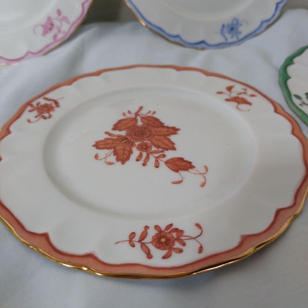 蔵出し【アンティーク】『LIMOGES』リモージュ ケーキ デザート皿 5枚