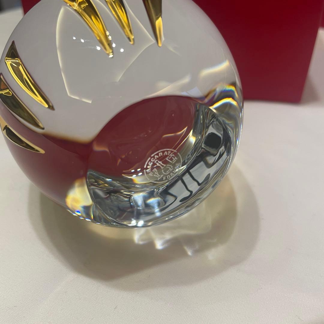 【花椿】バカラ　だるま　Baccarat 縁起物